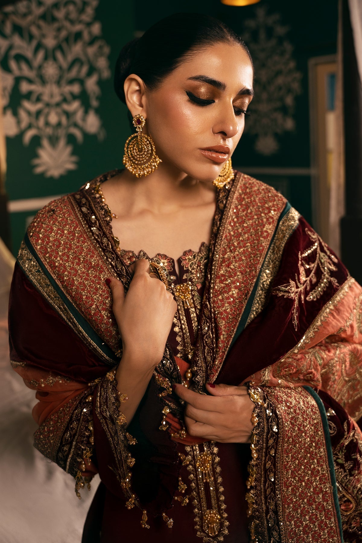 Mina Kashif | Meeral Formals 24 | Ishaal by Mina Kashif - Designer Dress - Type: Ladies Clothes - Available at Libayah - 100% Original