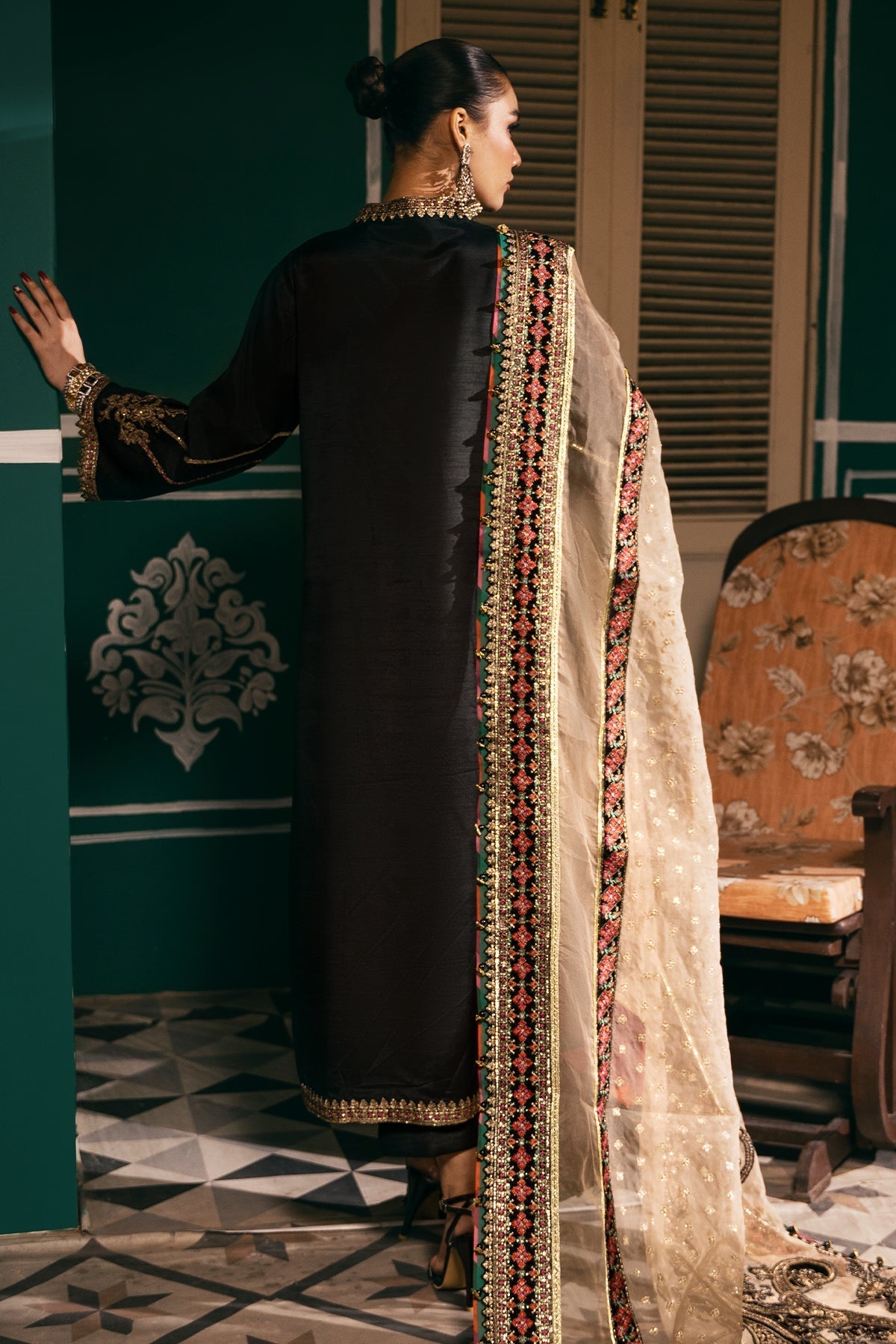 Mina Kashif | Meeral Formals 24 | Nawera by Mina Kashif - Designer Dress - Type: Ladies Clothes - Available at Libayah - 100% Original