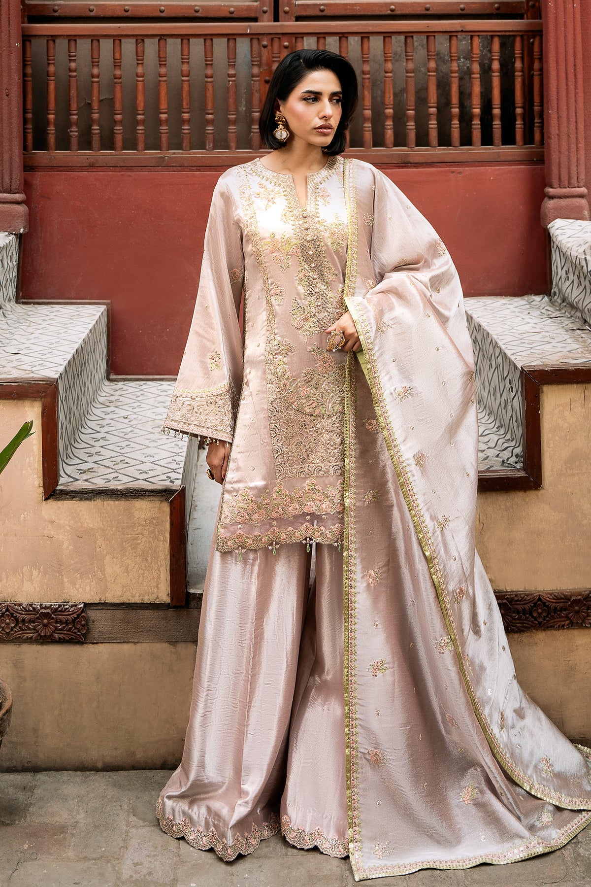 Mina Kashif | Noor Jahan Festive Edit | Chaand by Mina Kashif - Designer Dress - Type: Ladies Clothes - Available at Libayah - 100% Original