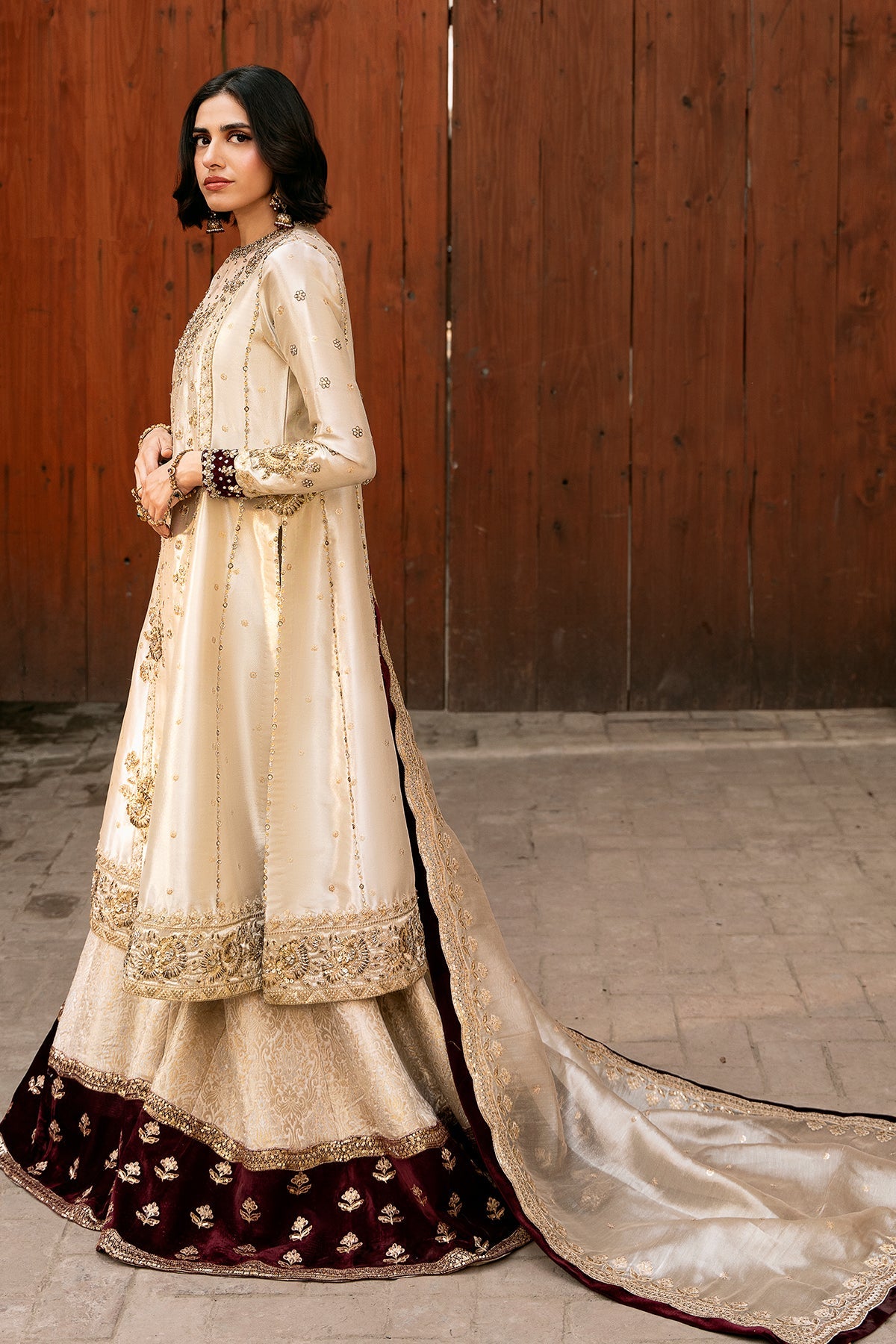 Mina Kashif | Noor Jahan Festive Edit | Heera by Mina Kashif - Designer Dress - Type: Ladies Clothes - Available at Libayah - 100% Original