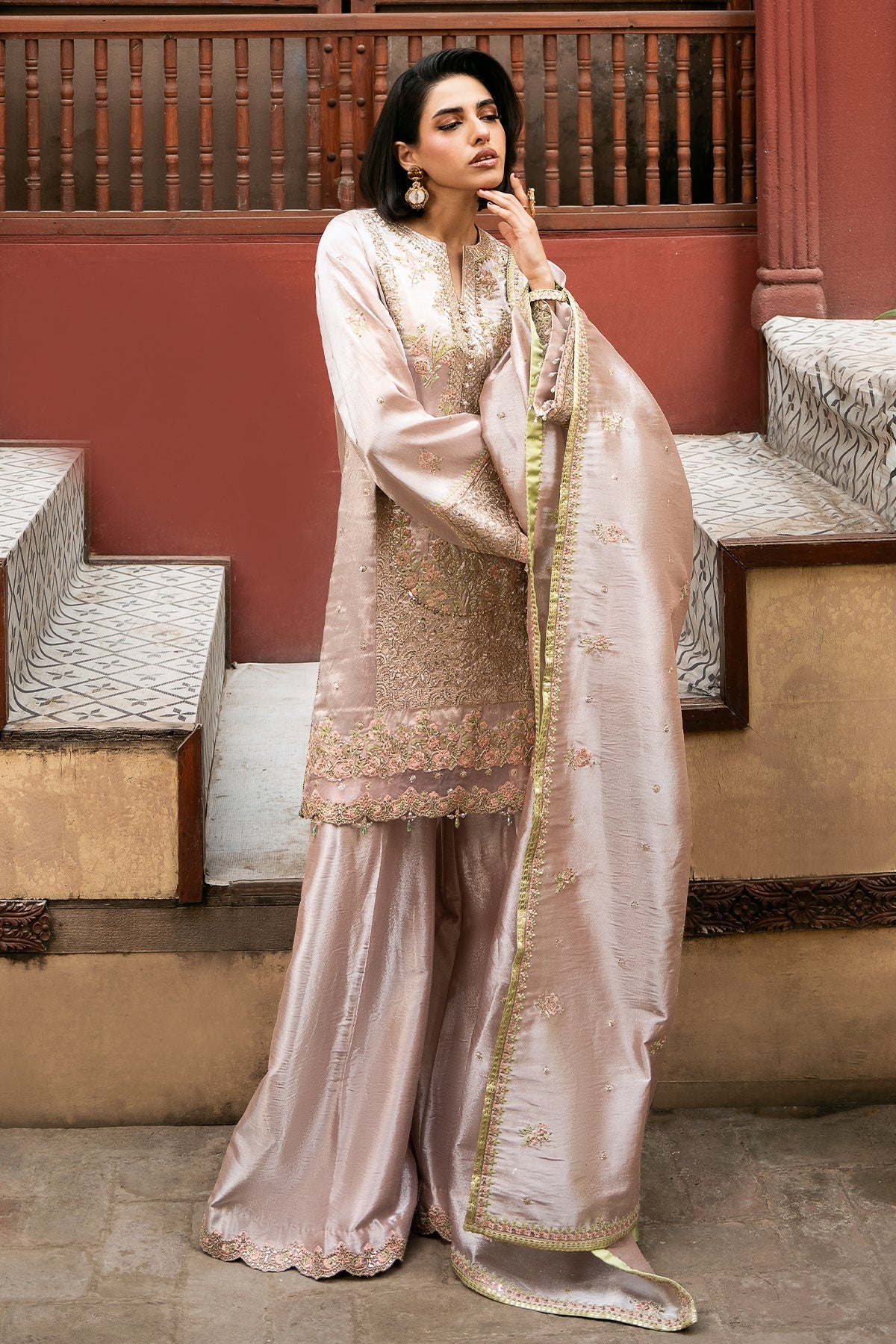Mina Kashif | Noor Jahan Festive Edit | Chaand by Mina Kashif - Designer Dress - Type: Ladies Clothes - Available at Libayah - 100% Original