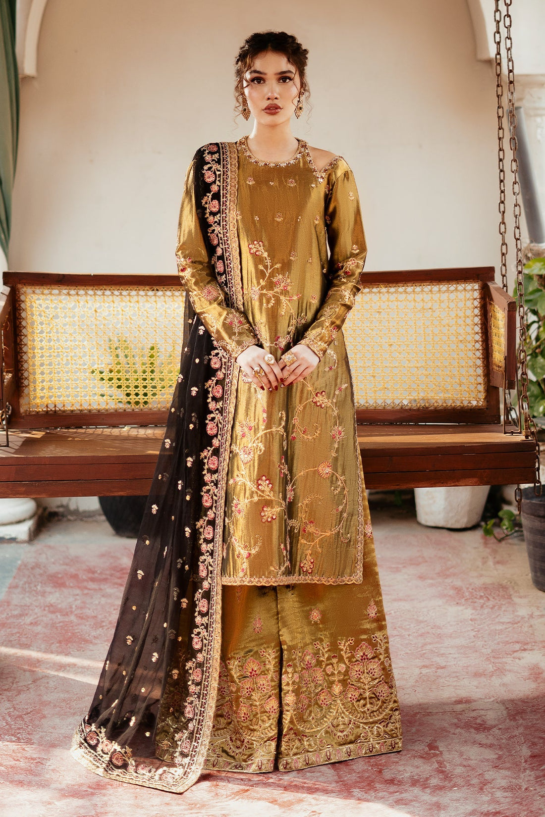 Mina Kashif | Noor Jahan Festive Edit | Maahi by Mina Kashif - Designer Dress - Type: Ladies Clothes - Available at Libayah - 100% Original