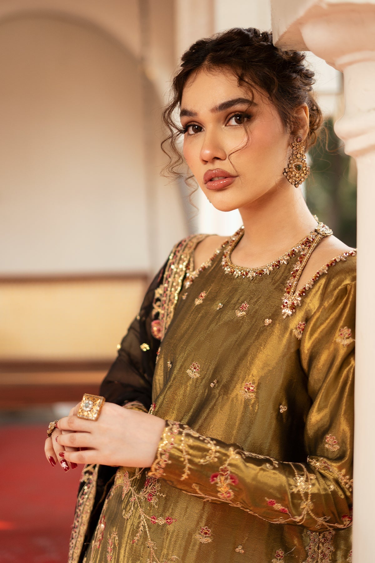 Mina Kashif | Noor Jahan Festive Edit | Maahi by Mina Kashif - Designer Dress - Type: Ladies Clothes - Available at Libayah - 100% Original