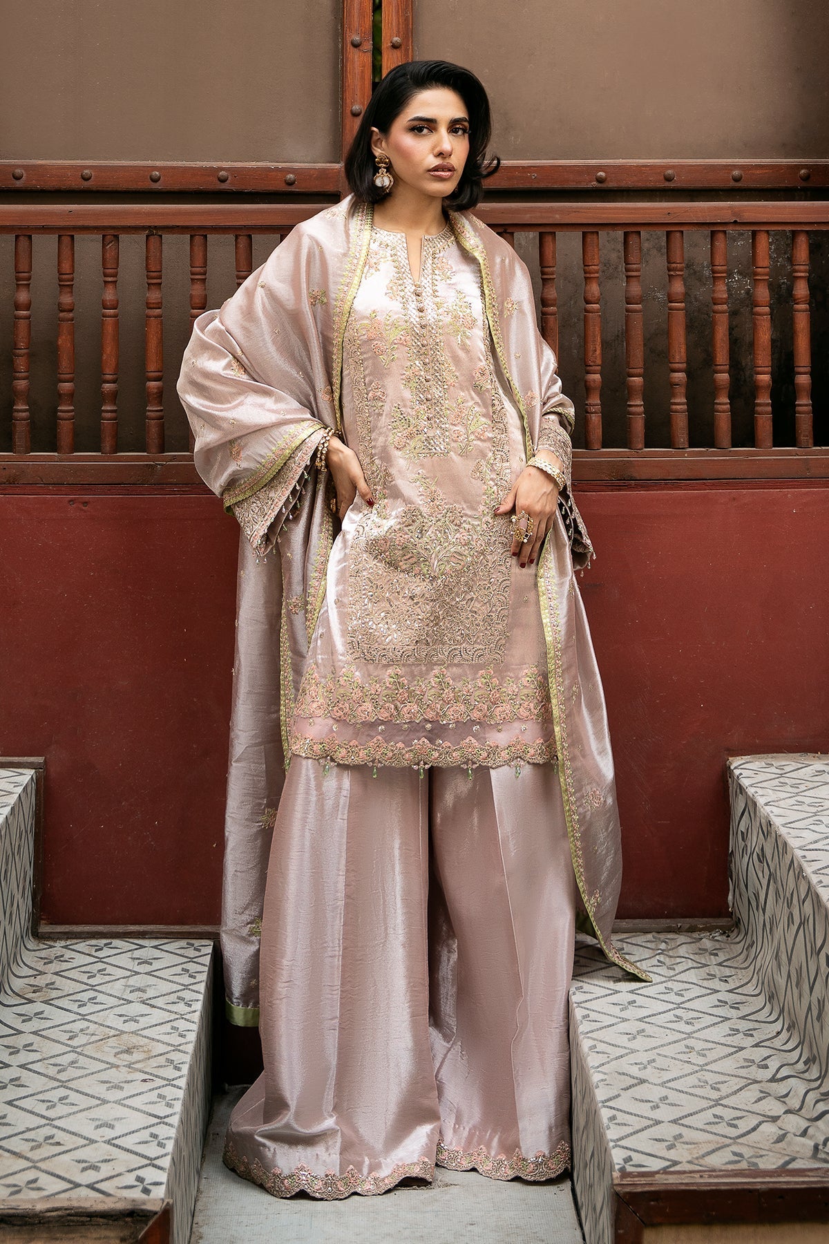 Mina Kashif | Noor Jahan Festive Edit | Chaand by Mina Kashif - Designer Dress - Type: Ladies Clothes - Available at Libayah - 100% Original