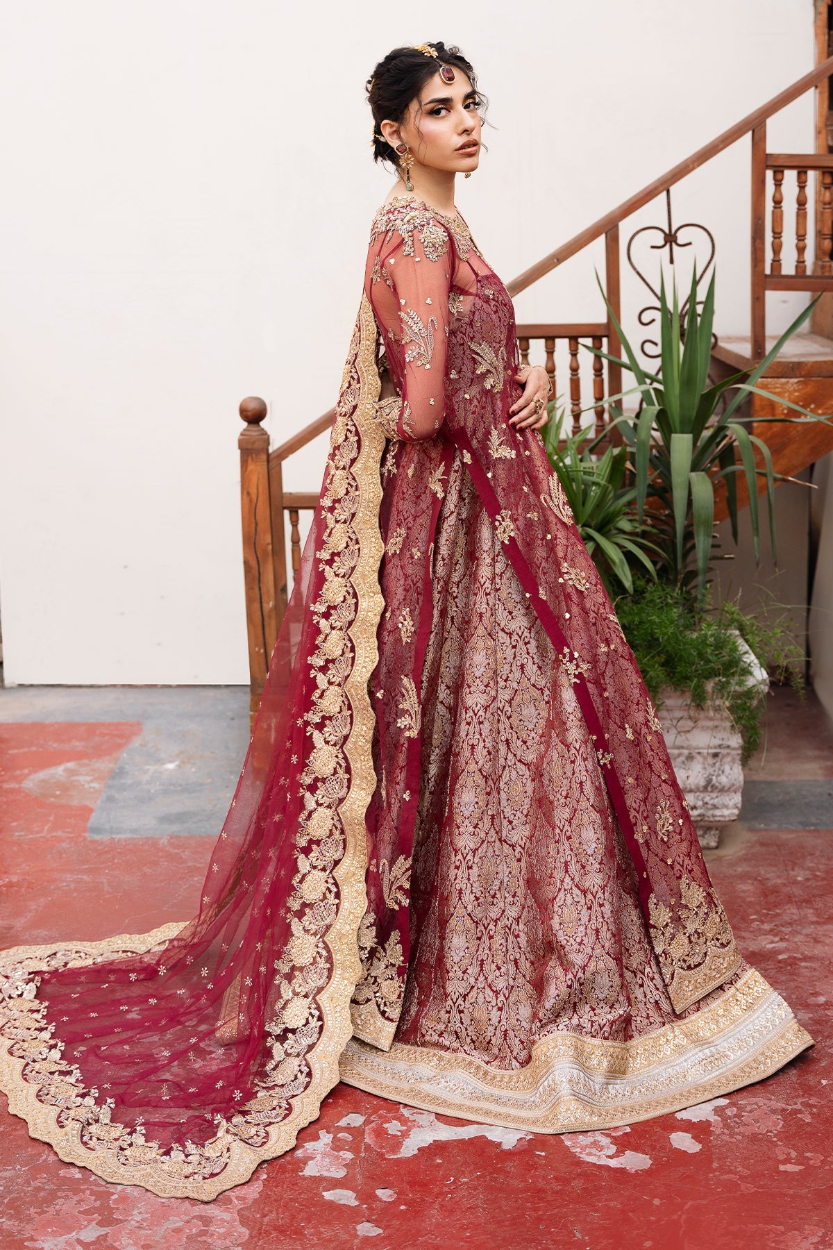 Mina Kashif | Noor Jahan Festive Edit | Hooriya by Mina Kashif - Designer Dress - Type: Ladies Clothes - Available at Libayah - 100% Original