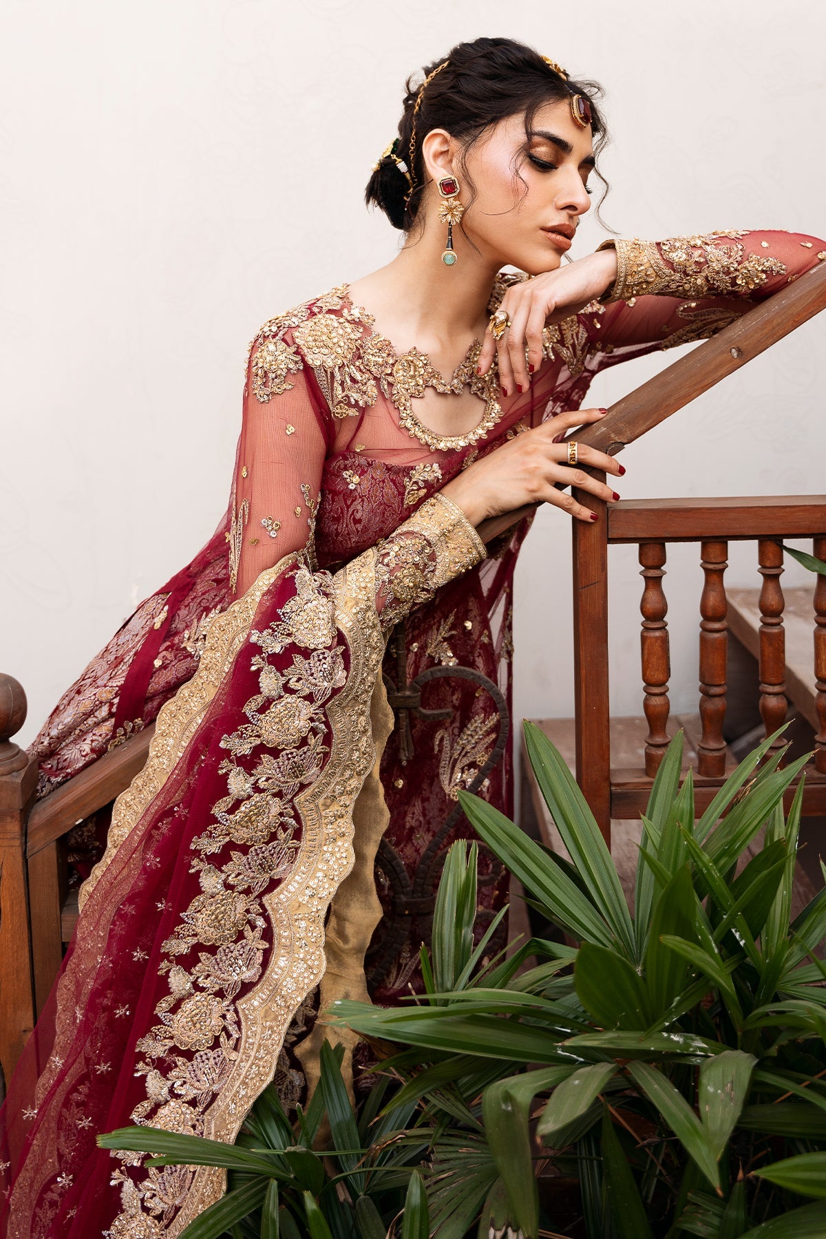 Mina Kashif | Noor Jahan Festive Edit | Hooriya by Mina Kashif - Designer Dress - Type: Ladies Clothes - Available at Libayah - 100% Original