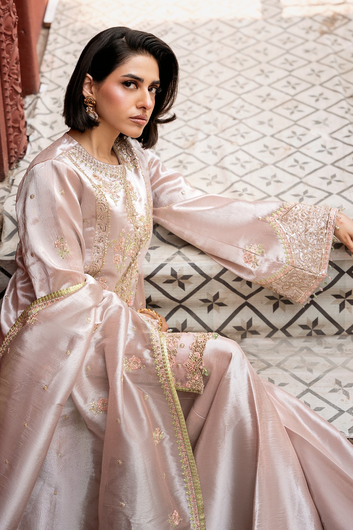 Mina Kashif | Noor Jahan Festive Edit | Chaand by Mina Kashif - Designer Dress - Type: Ladies Clothes - Available at Libayah - 100% Original