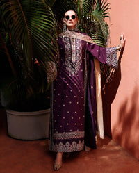 Mushq | Nuvera Raw Silk 26 | Minerva by Mushq - Designer Dress  - Type : Ladies Clothes - Available at Libayah - 100% Original 