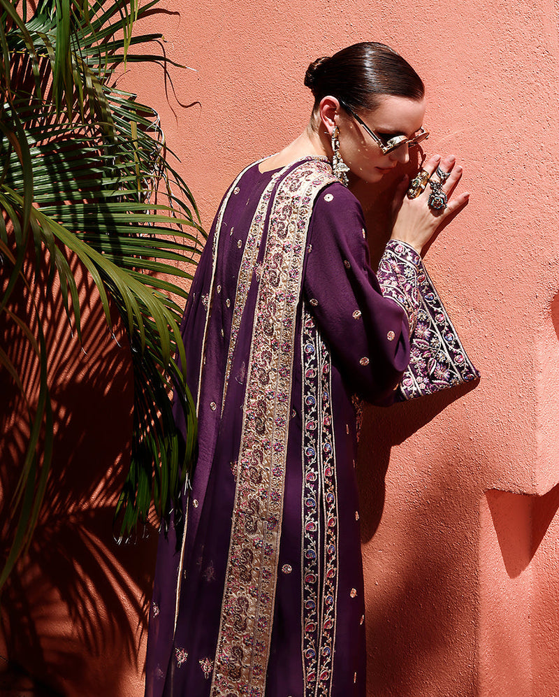 Mushq | Nuvera Raw Silk 26 | Minerva by Mushq - Designer Dress  - Type : Ladies Clothes - Available at Libayah - 100% Original 