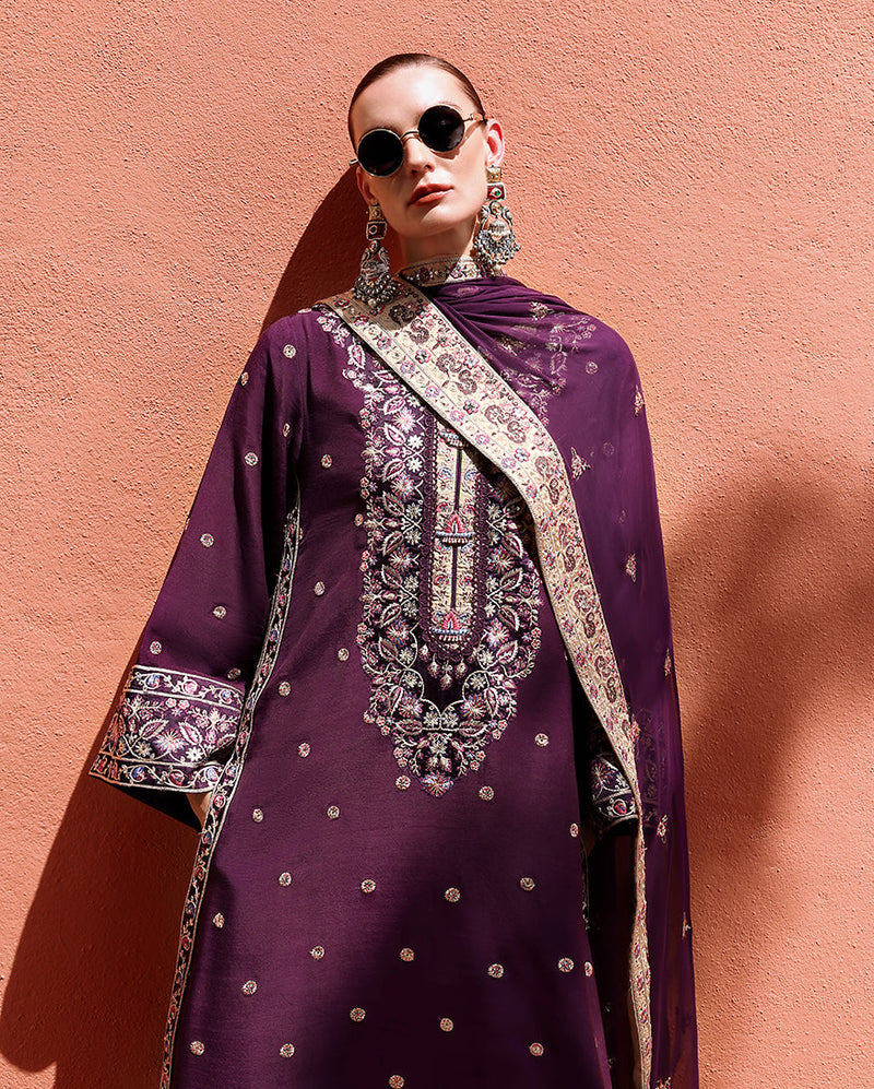 Mushq | Nuvera Raw Silk 26 | Minerva by Mushq - Designer Dress  - Type : Ladies Clothes - Available at Libayah - 100% Original 