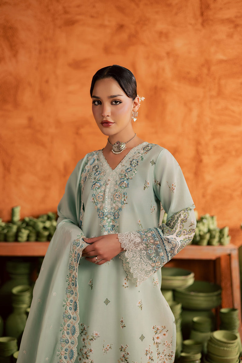Batik | Festive Eid 26 | Mint Chip - by Libayah - Registered Vendor of : Batik - 100% Original Designer Dress