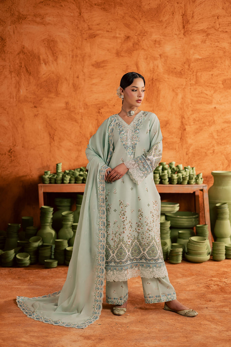 Batik | Festive Eid 26 | Mint Chip - by Libayah - Registered Vendor of : Batik - 100% Original Designer Dress