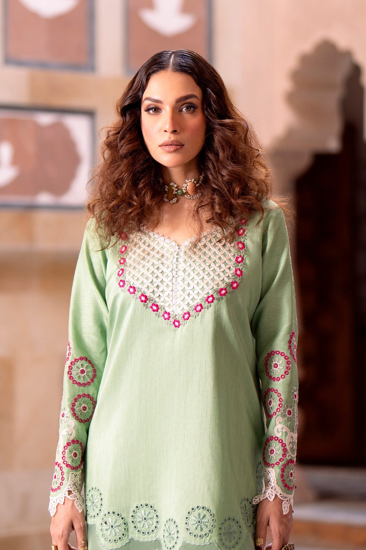 Fozia Khalid | Kahani Silk Luxury Dresses | Shehnaz by Fozia Khalid - Designer Dress - Type: Ladies Clothes - Available at Libayah - 100% Original