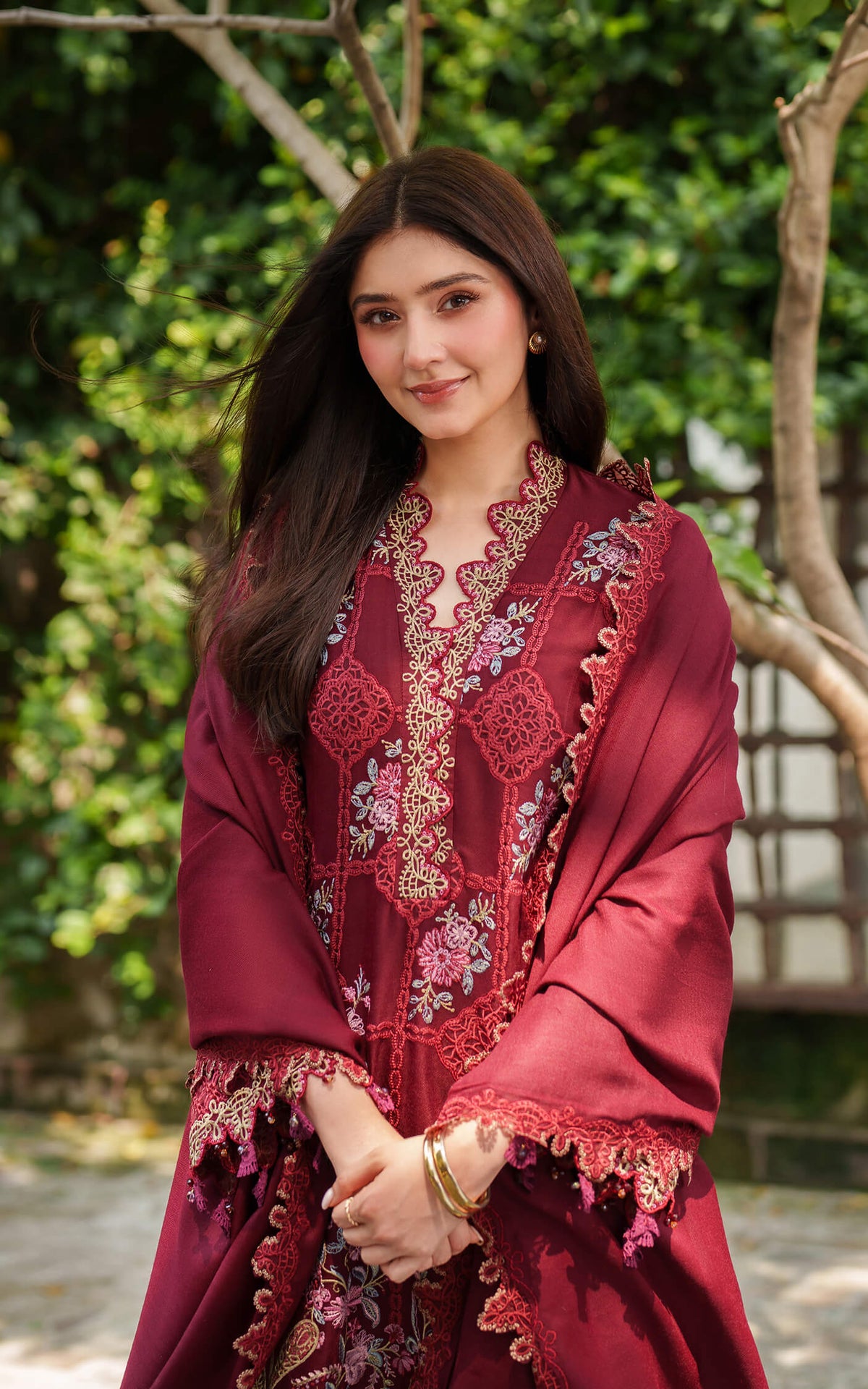 Asifa and Nabeel | Pashmina Luxe 25 | Mira LWC25-05 by Asifa and Nabeel - Designer Dress - Type : Ladies Clothes - Available at Libayah - 100% Original 