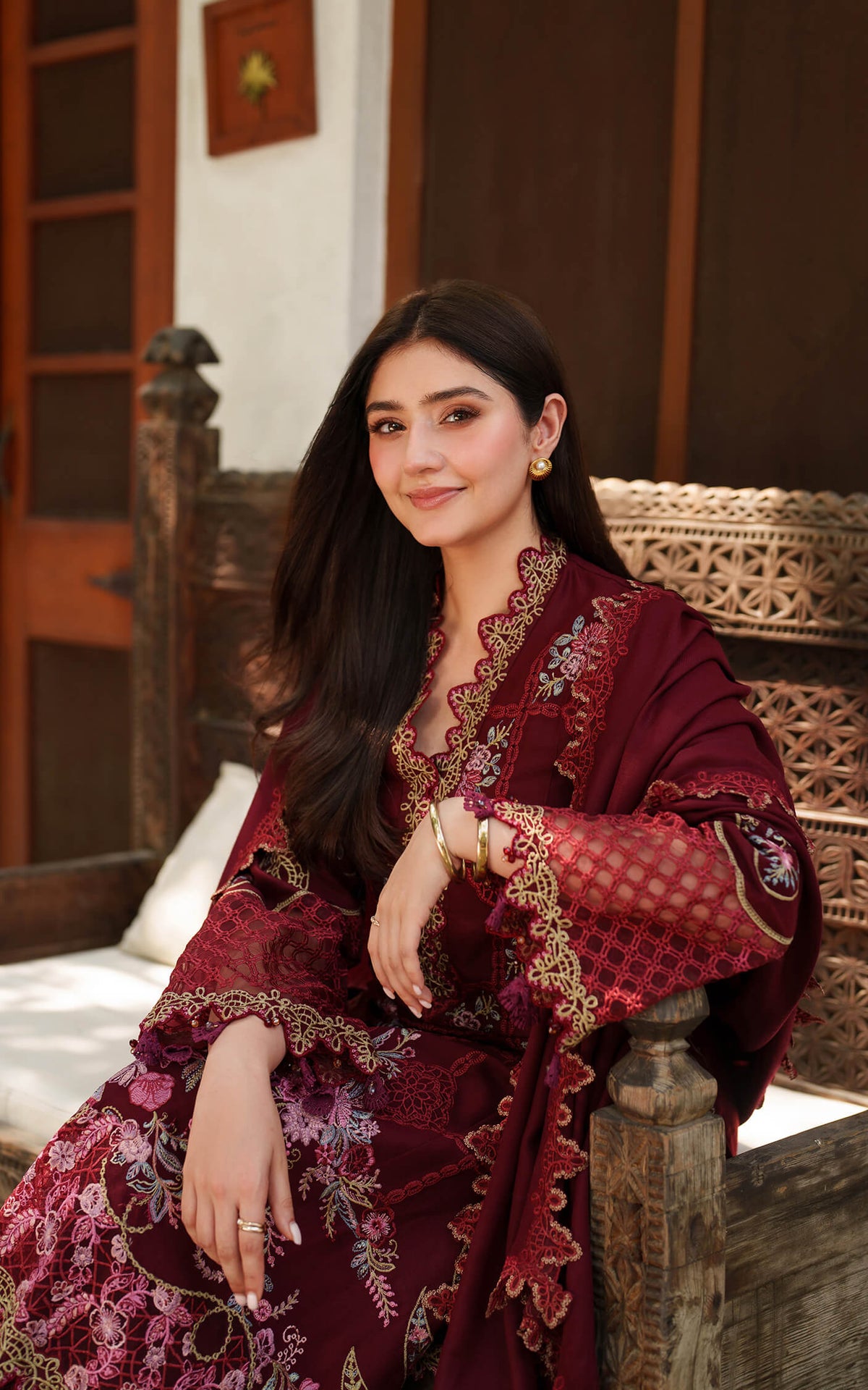 Asifa and Nabeel | Pashmina Luxe 25 | Mira LWC25-05 by Asifa and Nabeel - Designer Dress - Type : Ladies Clothes - Available at Libayah - 100% Original 