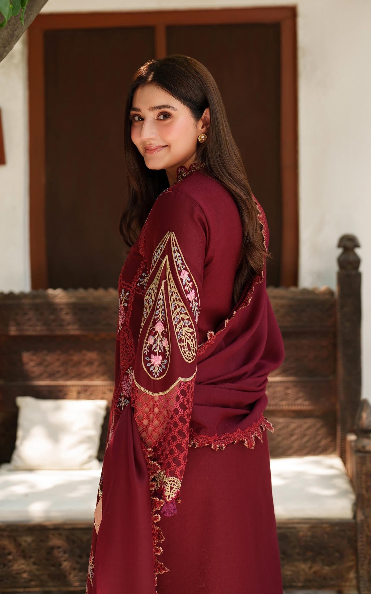 Asifa and Nabeel | Pashmina Luxe 25 | Mira LWC25-05 by Asifa and Nabeel - Designer Dress - Type : Ladies Clothes - Available at Libayah - 100% Original 