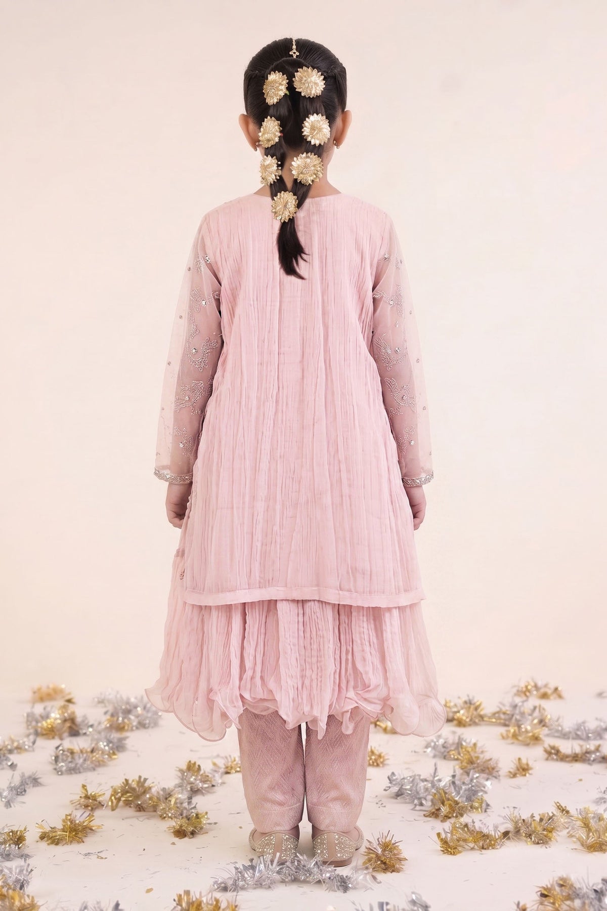 kids-clothes-mks-ef26-42-pink by Maria B Kids - Designer Dress  - Type : KidsClothes - Available at Libayah - 100% Original 