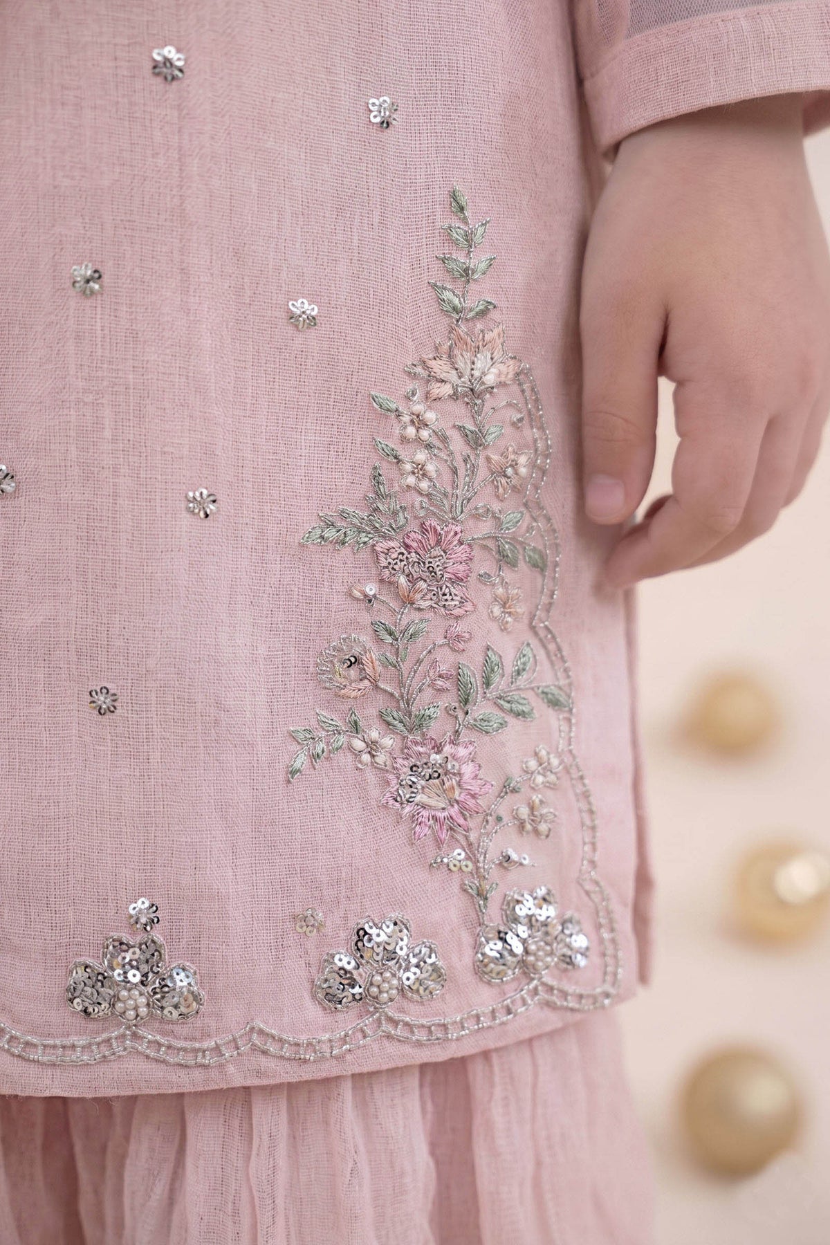 kids-clothes-mks-ef26-42-pink by Maria B Kids - Designer Dress  - Type : KidsClothes - Available at Libayah - 100% Original 