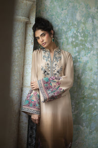Zainab Chottani | Summer Edition 26 | Mocha Reverie Kaftan by Zainab Chottani - Designer Dress  - Type : Ladies Clothes - Available at Libayah - 100% Original 