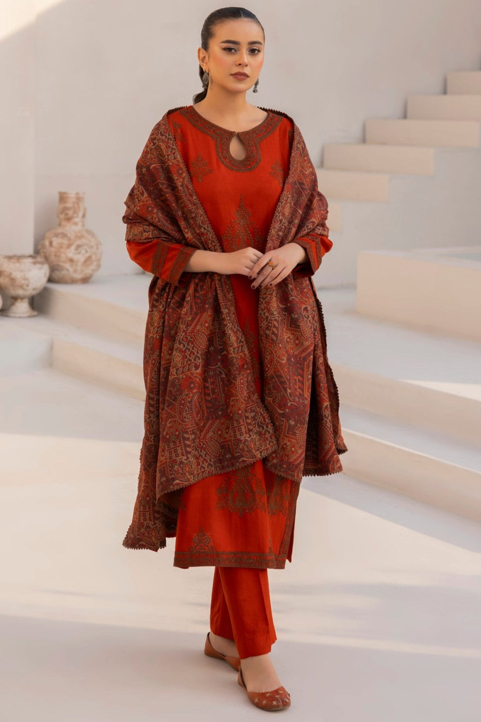 Mohagni | Winter Collection | MWD-11 by Mohagni - Designer Dress - Type: Ladies Clothes - Available at Libayah - 100% Original