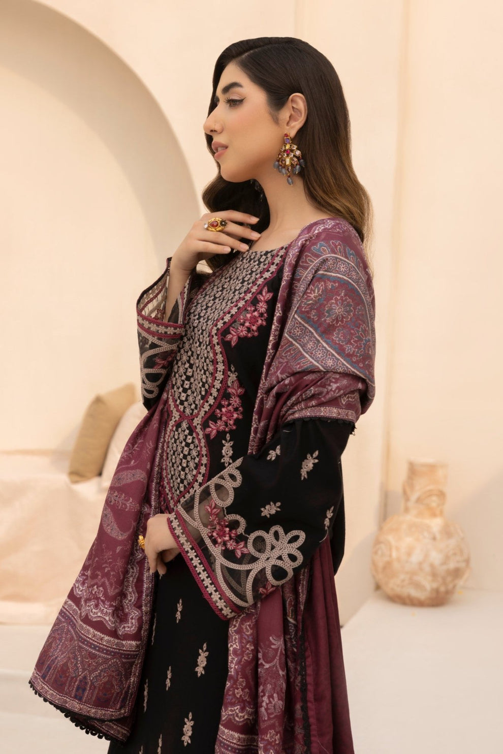 Mohagni | Winter Collection |  MWD-06 by Mohagni - Designer Dress - Type: Ladies Clothes - Available at Libayah - 100% Original