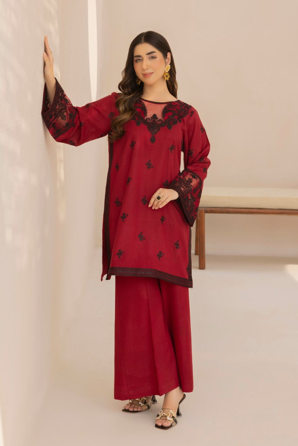 Mohagni | Winter Collection | MWD-07 by Mohagni - Designer Dress - Type: Ladies Clothes - Available at Libayah - 100% Original
