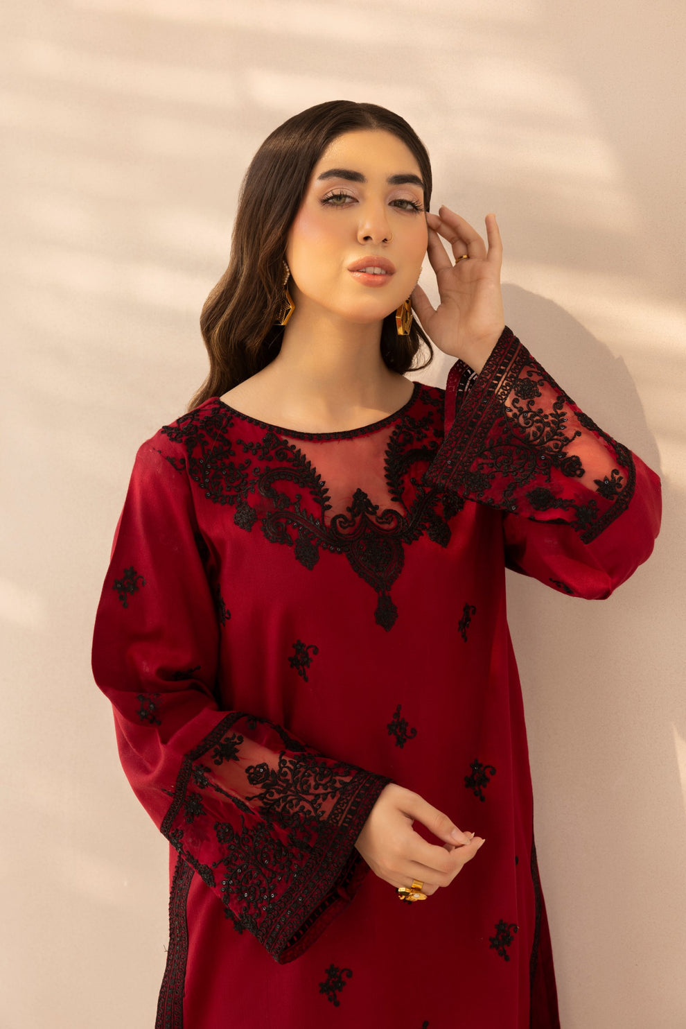 Mohagni | Winter Collection | MWD-07 by Mohagni - Designer Dress - Type: Ladies Clothes - Available at Libayah - 100% Original