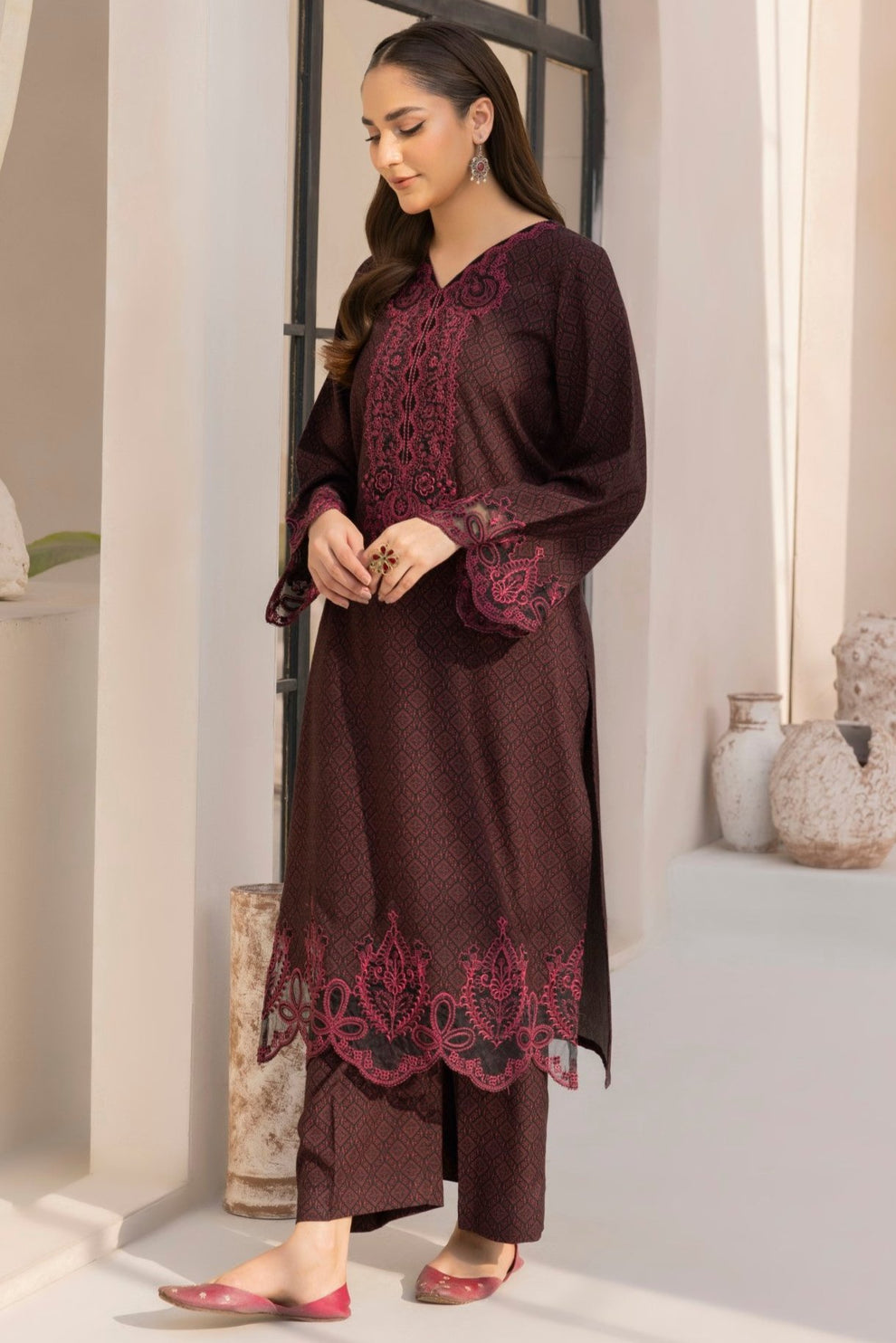 Mohagni | Winter Collection |  DZP-02 2PC by Mohagni - Designer Dress - Type: Ladies Clothes - Available at Libayah - 100% Original