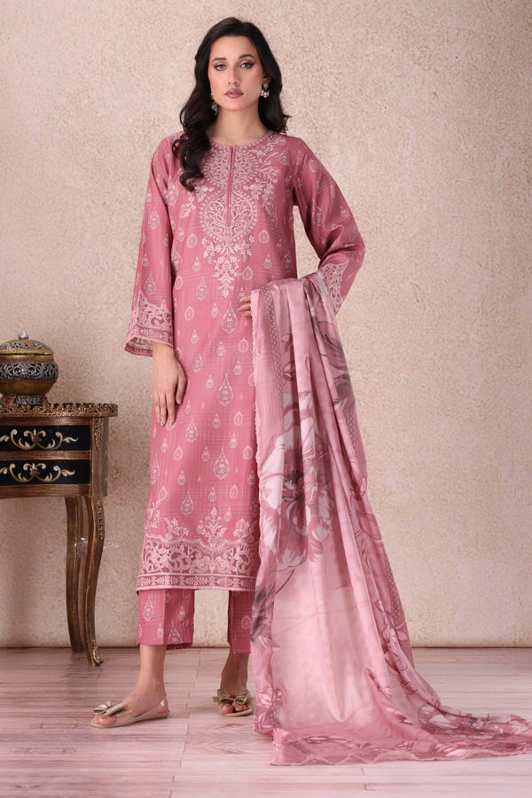 Mohagni | Winter Collection | PLS-147 3PC by Mohagni - Designer Dress - Type: Ladies Clothes - Available at Libayah - 100% Original