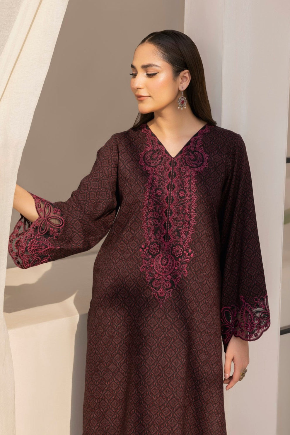 Mohagni | Winter Collection |  DZP-02 2PC by Mohagni - Designer Dress - Type: Ladies Clothes - Available at Libayah - 100% Original
