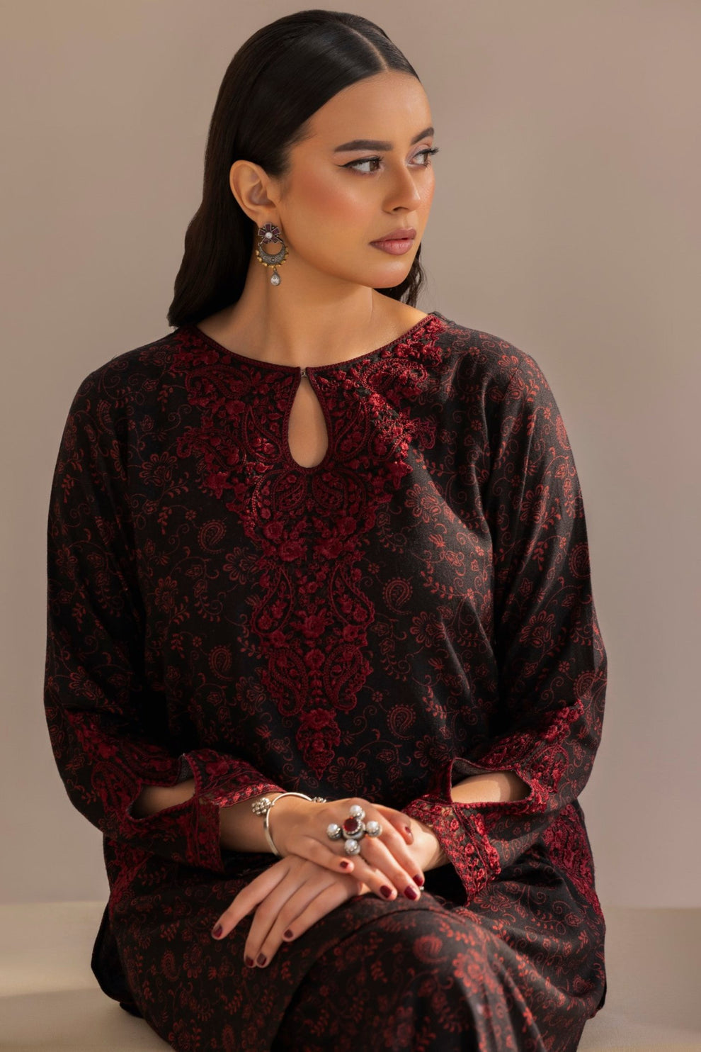 Mohagni | Winter Collection |  DZP-04 2PC by Mohagni - Designer Dress - Type: Ladies Clothes - Available at Libayah - 100% Original
