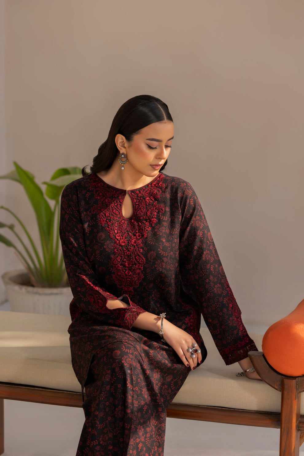 Mohagni | Winter Collection |  DZP-04 2PC by Mohagni - Designer Dress - Type: Ladies Clothes - Available at Libayah - 100% Original