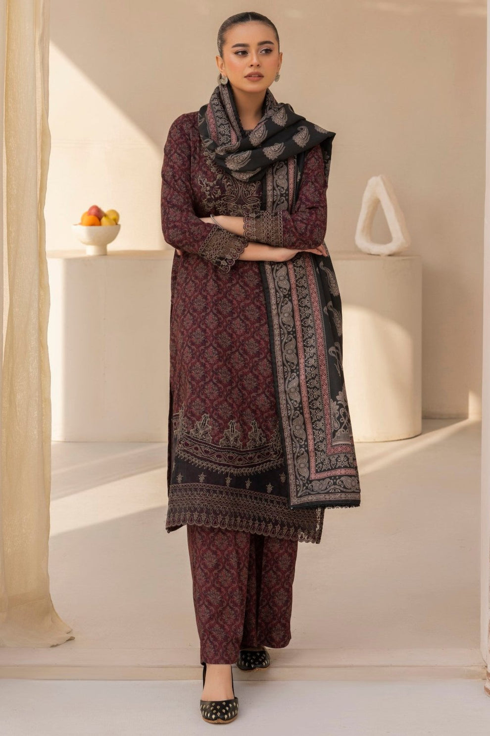 Mohagni | Winter Collection | DZP-05 3PC by Mohagni - Designer Dress - Type: Ladies Clothes - Available at Libayah - 100% Original
