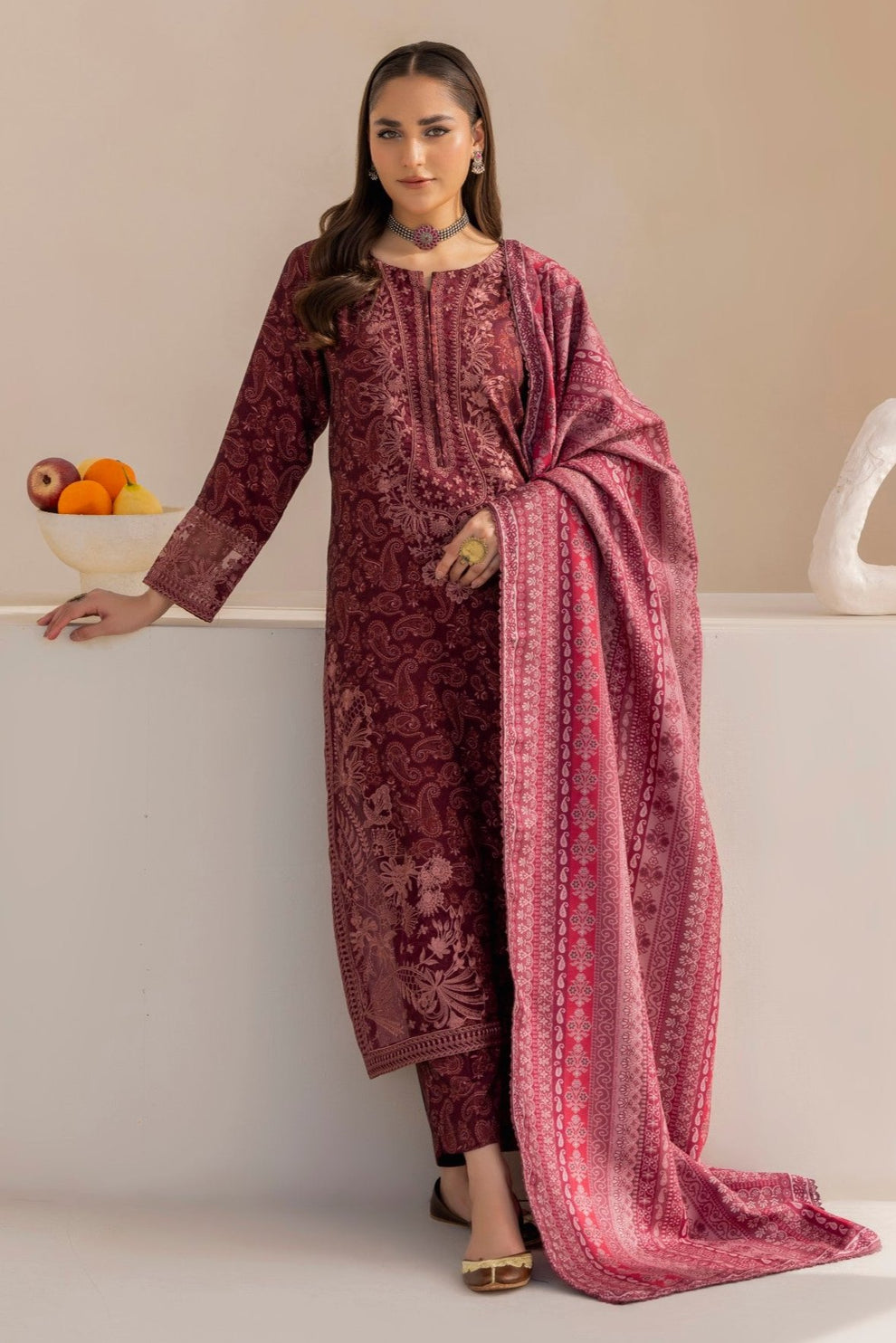 Mohagni | Winter Collection |  DZP-06 3PC by Mohagni - Designer Dress - Type: Ladies Clothes - Available at Libayah - 100% Original