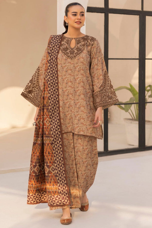 Mohagni | Winter Collection |  DZP-09 3PC by Mohagni - Designer Dress - Type: Ladies Clothes - Available at Libayah - 100% Original
