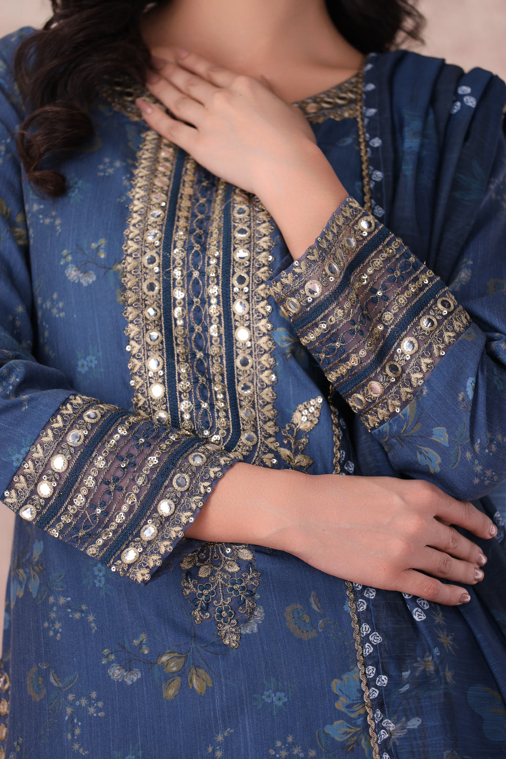 Mohagni | Winter Collection |  BLS-103 by Mohagni - Designer Dress - Type: Ladies Clothes - Available at Libayah - 100% Original