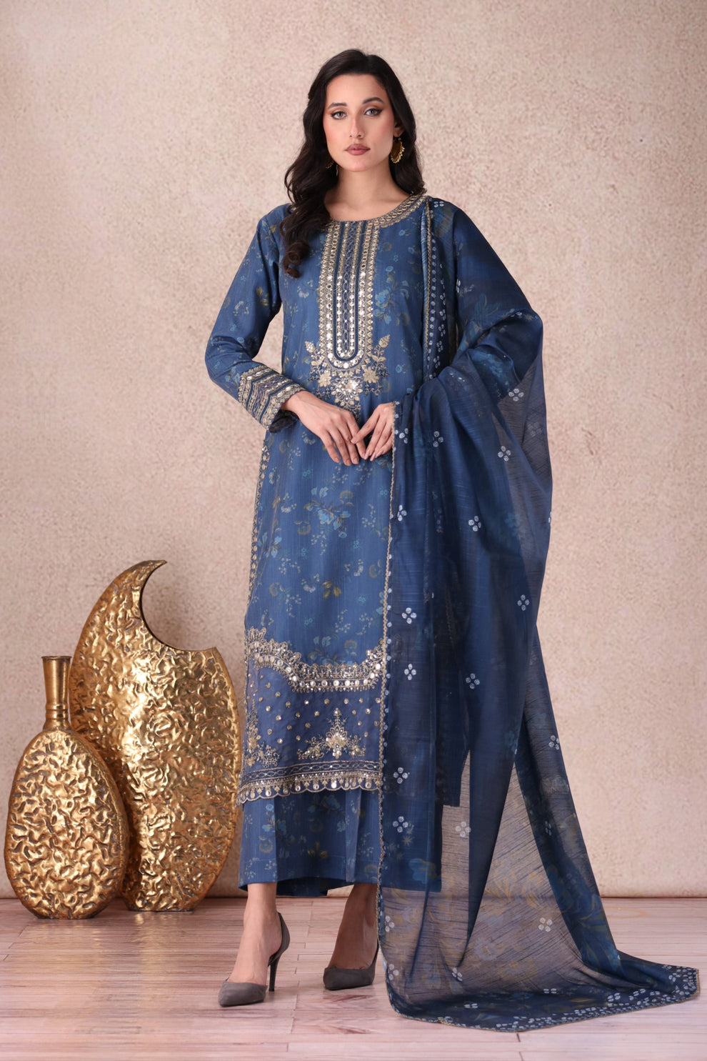 Mohagni | Winter Collection |  BLS-103 by Mohagni - Designer Dress - Type: Ladies Clothes - Available at Libayah - 100% Original