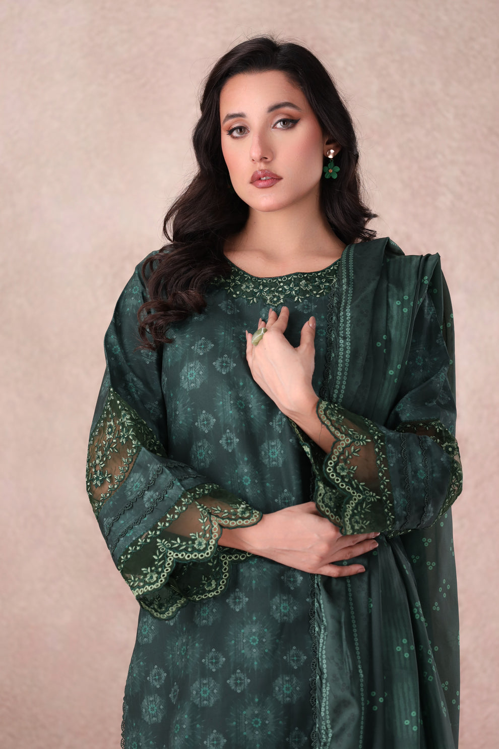 Mohagni | Winter Collection |  PLS-142 3PC by Mohagni - Designer Dress - Type: Ladies Clothes - Available at Libayah - 100% Original