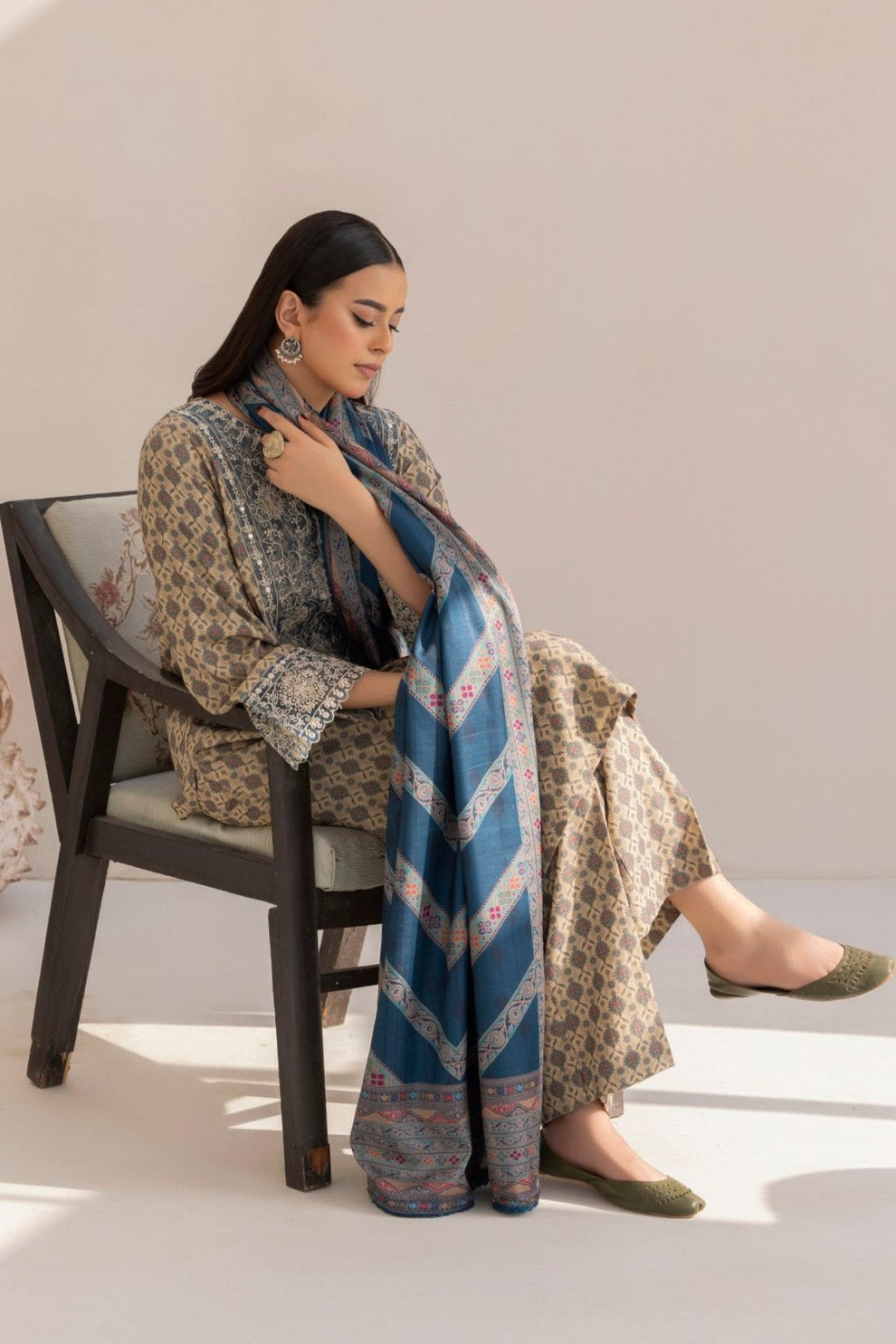 Mohagni | Winter Collection |  DZP-12 3PC by Mohagni - Designer Dress - Type: Ladies Clothes - Available at Libayah - 100% Original