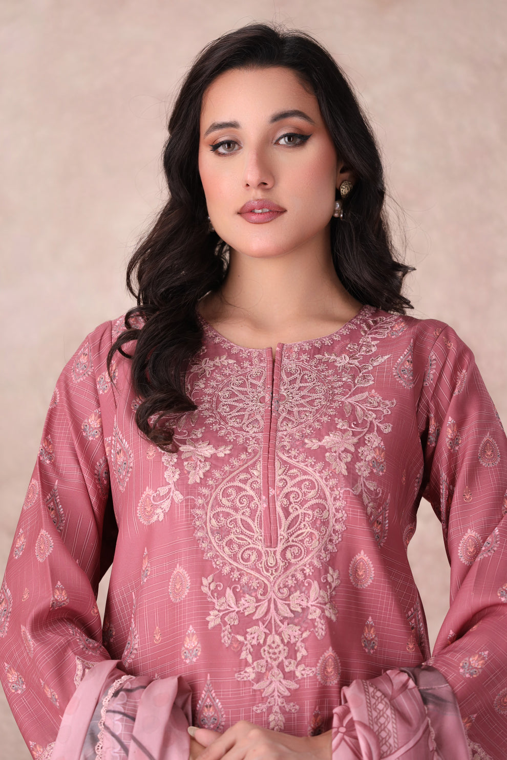 Mohagni | Winter Collection | PLS-147 3PC by Mohagni - Designer Dress - Type: Ladies Clothes - Available at Libayah - 100% Original
