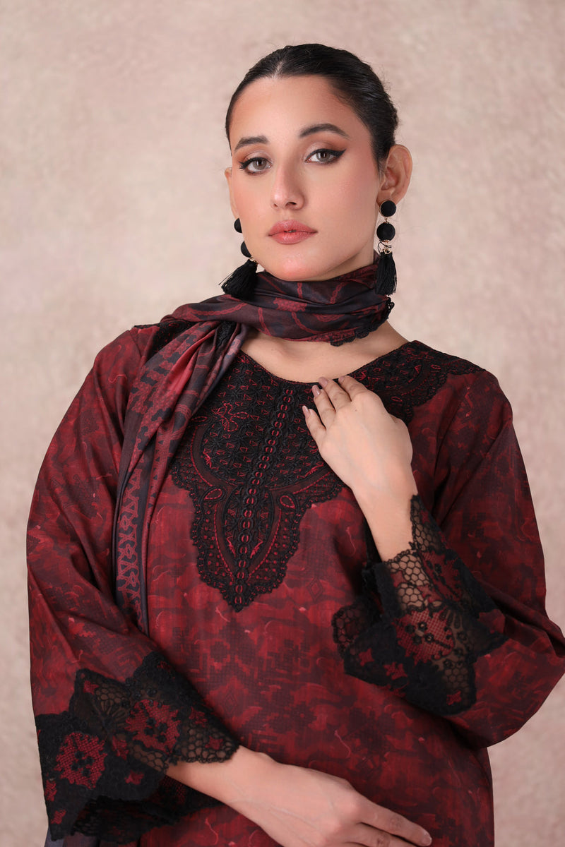 Mohagni | Winter Collection |  PLS-148 3PC by Mohagni - Designer Dress - Type: Ladies Clothes - Available at Libayah - 100% Original