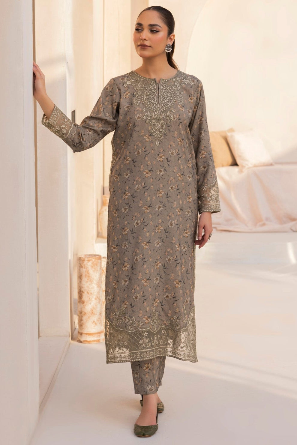 Mohagni | Winter Collection |  DZP-15 2 PC by Mohagni - Designer Dress - Type: Ladies Clothes - Available at Libayah - 100% Original