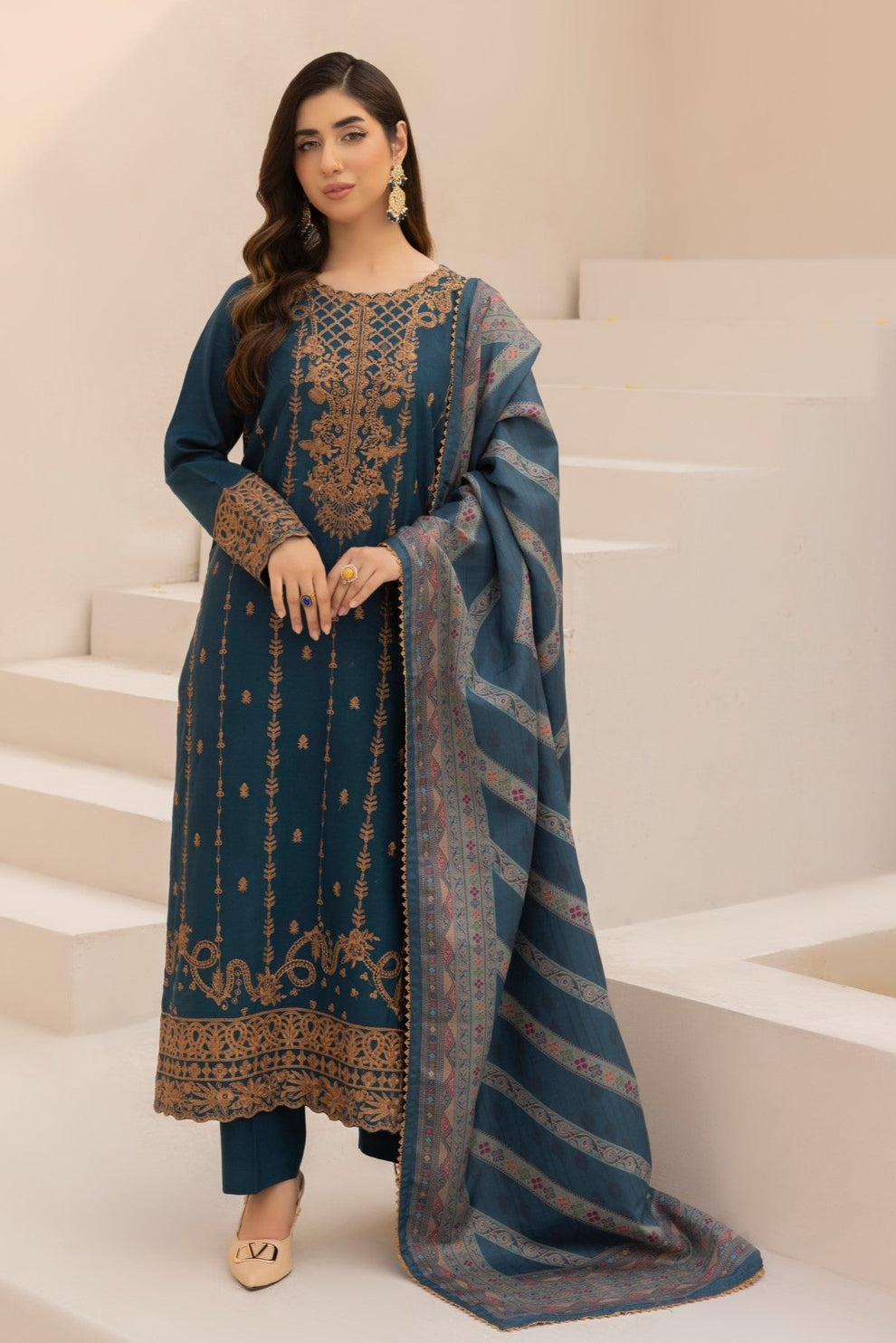 Mohagni | Winter Collection |  MWD-03 by Mohagni - Designer Dress - Type: Ladies Clothes - Available at Libayah - 100% Original
