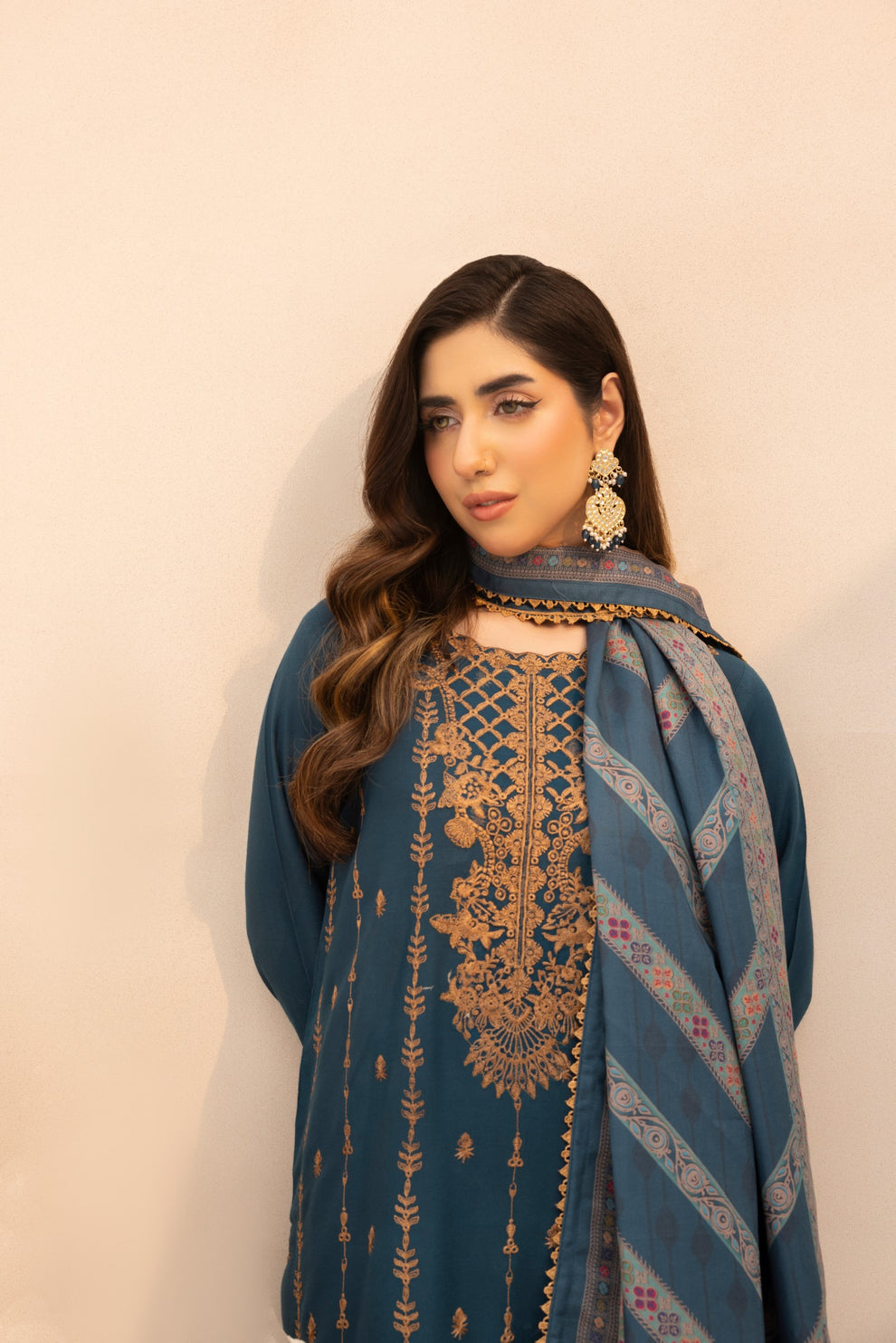 Mohagni | Winter Collection |  MWD-03 by Mohagni - Designer Dress - Type: Ladies Clothes - Available at Libayah - 100% Original