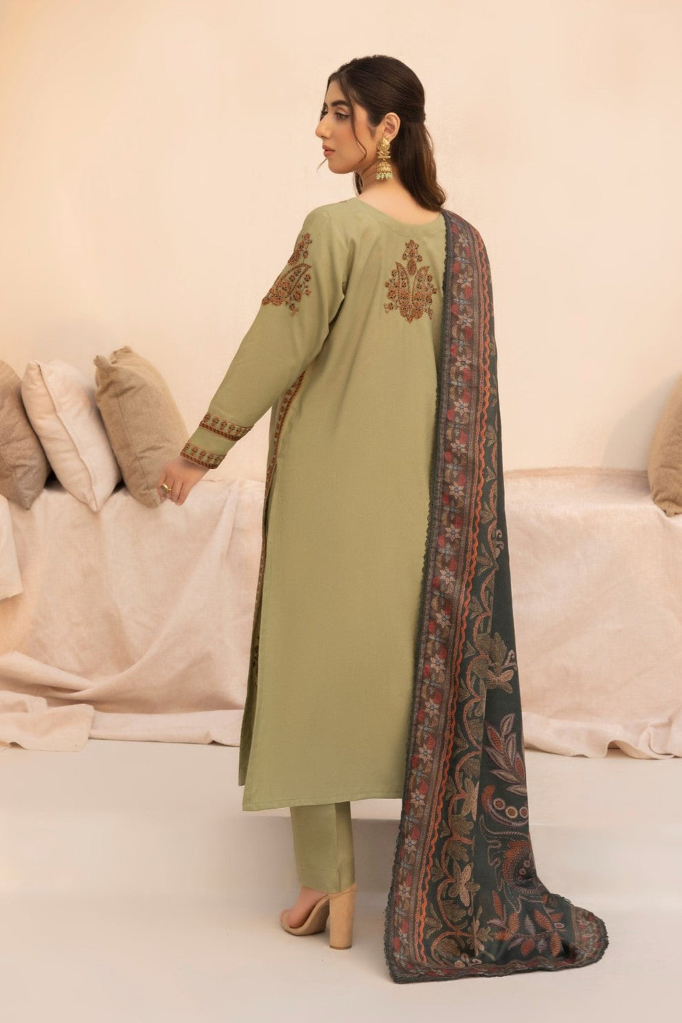 Mohagni | Winter Collection | MWD-09 by Mohagni - Designer Dress - Type: Ladies Clothes - Available at Libayah - 100% Original