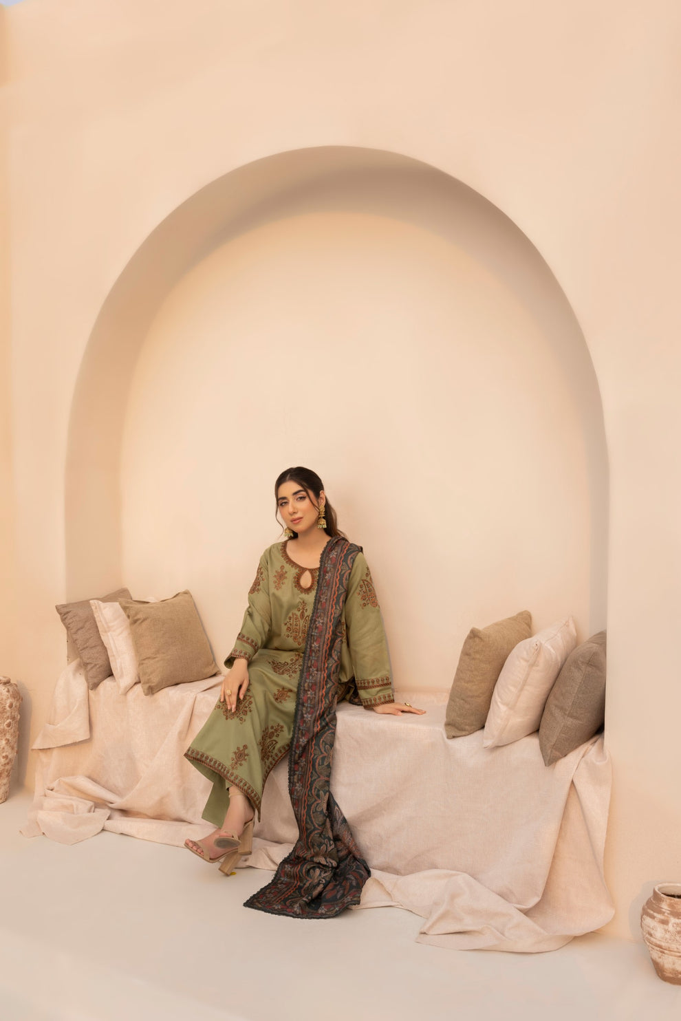 Mohagni | Winter Collection | MWD-09 by Mohagni - Designer Dress - Type: Ladies Clothes - Available at Libayah - 100% Original