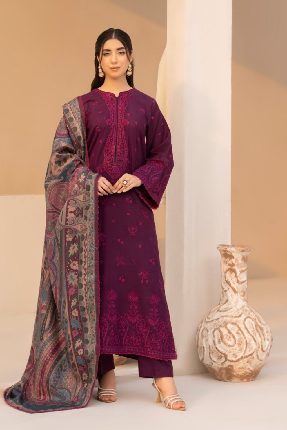 Mohagni | Winter Collection |  MWD-05 by Mohagni - Designer Dress - Type: Ladies Clothes - Available at Libayah - 100% Original