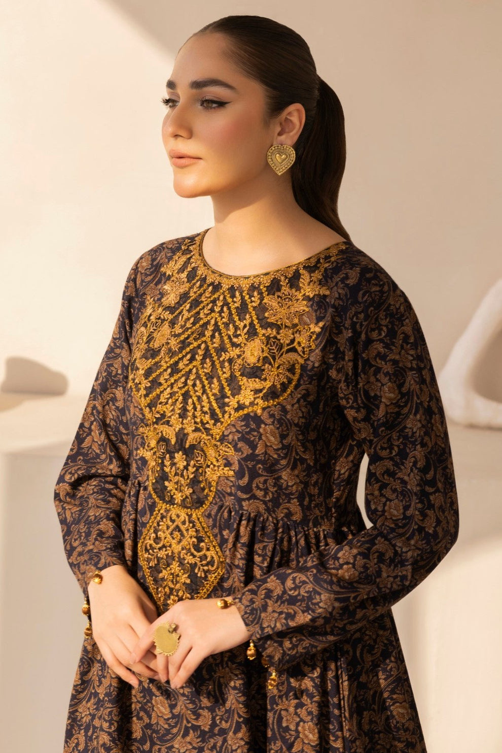 Mohagni | Winter Collection | DZP-01 by Mohagni - Designer Dress - Type: Ladies Clothes - Available at Libayah - 100% Original