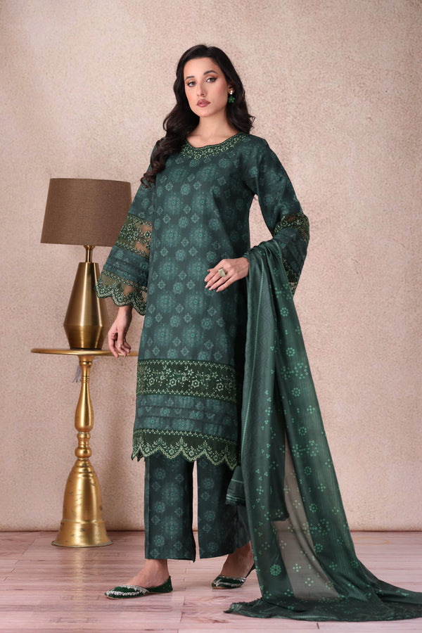 Mohagni | Winter Collection |  PLS-142 3PC by Mohagni - Designer Dress - Type: Ladies Clothes - Available at Libayah - 100% Original