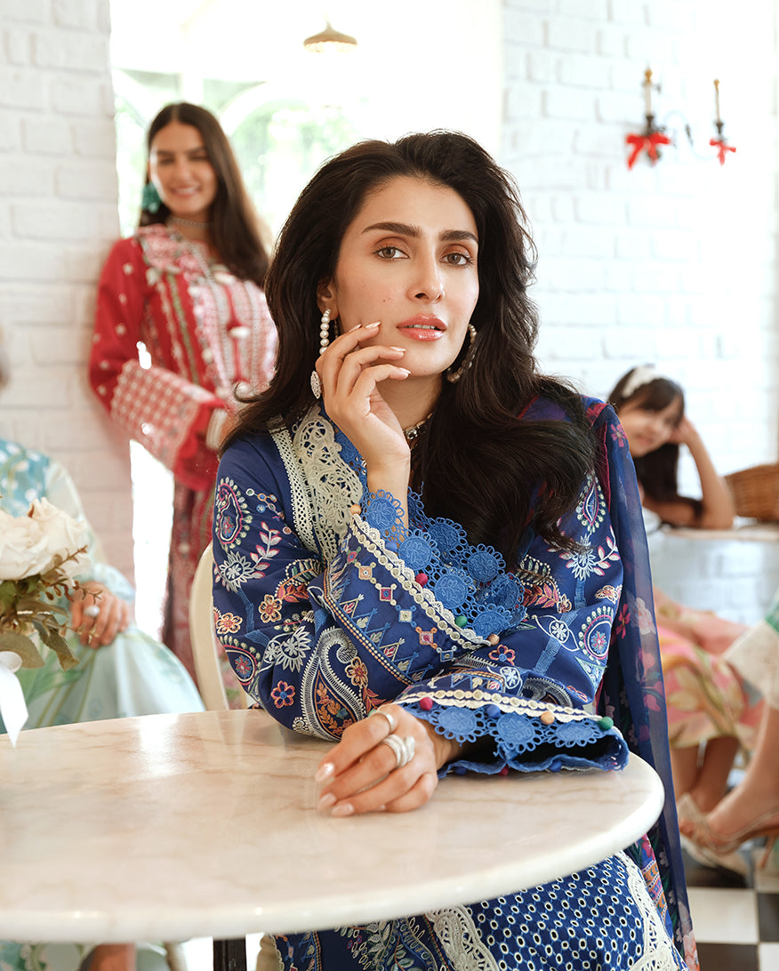 Mushq | Amoi Luxury Lawn | Moonlit Dreams - by Libayah - Registered Vendor of : Mushq - 100% Original Designer Dress